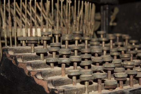 antique typewriterの写真素材