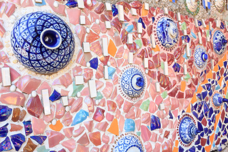 Background made of beautiful jewelry and chinawareの写真素材