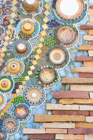 Background made of beautiful jewelry and chinawareの写真素材