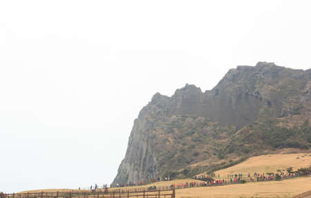 Winter landscapes in Jeju Island  South Koreaの写真素材