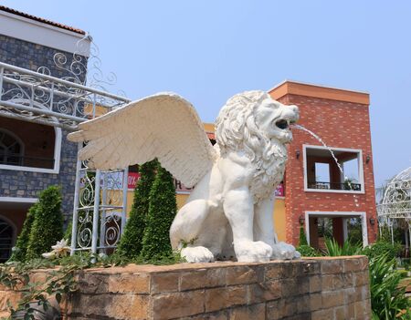 Lion statueの写真素材