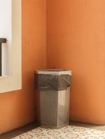 Bins in roomの写真素材