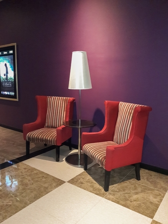 Chair in the cinema.Masarakham,Thailand,February 2017のeditorial素材