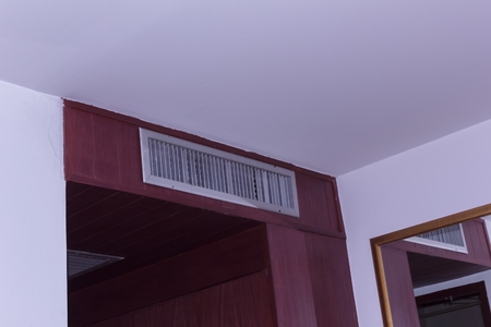 Air duct in the bedroomの写真素材