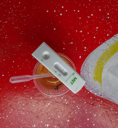 Devices for drug testing in urine.