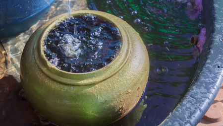 Fountains for home and garden decoration.の写真素材