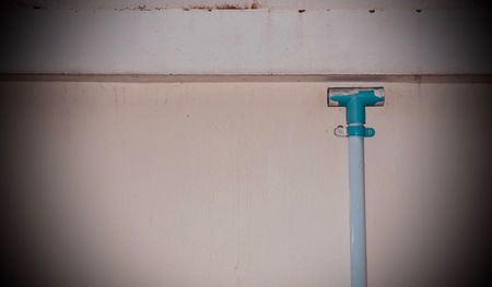 Ventilation pipe from the toilet.の写真素材