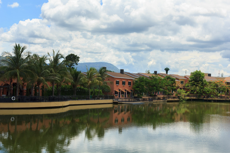 Beautiful scenery in Verona in Thailand.Prachinburi,Thailand, June 18,2017のeditorial素材
