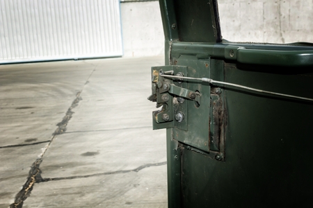 A device for opening a car door made of steel.の写真素材