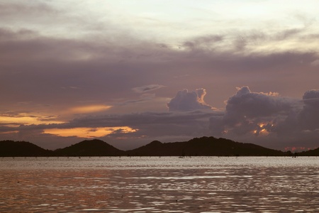 sunset sceneryの素材