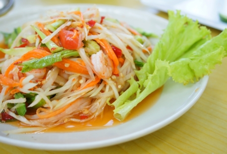 papaya saladの写真素材