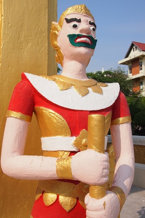 Giant Wat Klang Temple in Kalasin thailandの写真素材