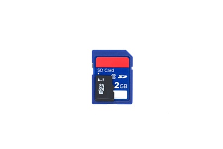  micro SD on standard SD memory cardsの写真素材
