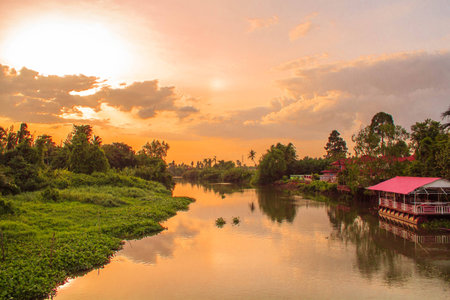 Evening in Thailandの写真素材