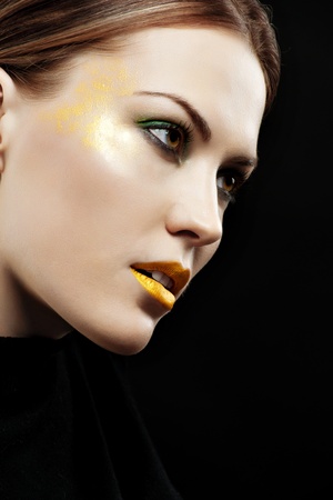 Portrait of a beautiful woman,の写真素材