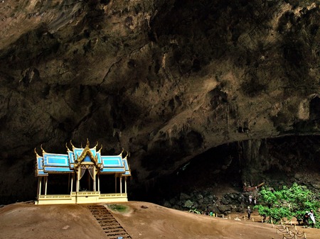 Royal pavilion in the Phraya Nakhon Cave, Prachuap Khiri Khan, Thailandの写真素材