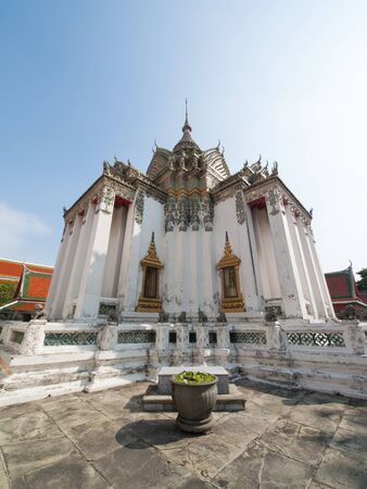 Wat Phra Chetupon Vimolmangklararm Wat Pho temple in Thailand.の写真素材