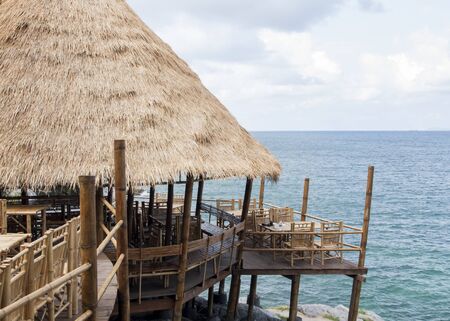 The Beautiful view on Sri chang island at sriracha ampor ,chonburi province,Thailandの写真素材