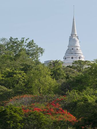 The Beautiful view on Sri chang island at sriracha ampor ,chonburi province,Thailandの写真素材