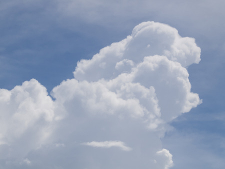 blue sky and cloudsの写真素材