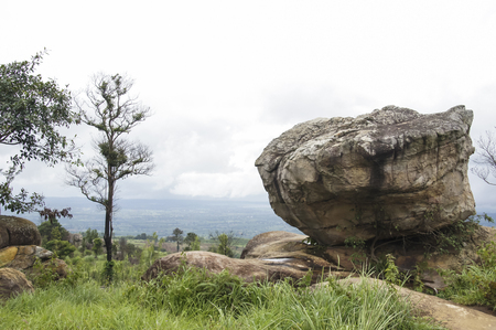 Stonehenge of Thailand , MOR HIN KHAOW CHAIYAPHUMの写真素材