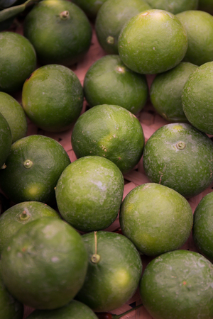 Key Limes and Organic fruitsの写真素材