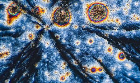 crystal polarized light