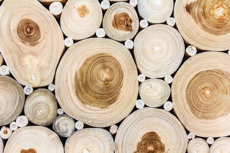 Brown wood texture. Abstract background, empty templateの写真素材