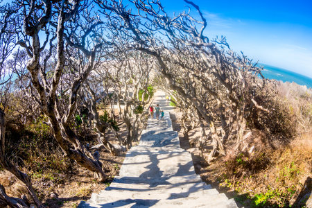 Path to the sea in Tenerife, Canary Islands, Spain
