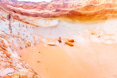 Hike in the beautiful Danakil Depression in Ethiopia, Africa