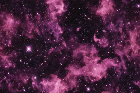 Star field in space a nebulae and a gas congestion.の素材