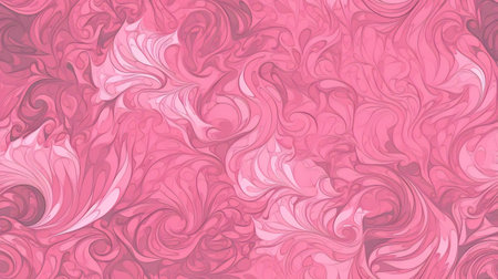 Abstract background with swirls in pink and white colors.の素材