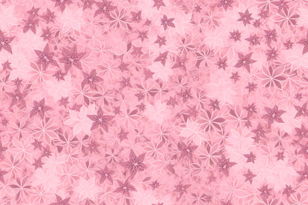 Cherry blossom Japanese paper New Year's card background texture.の素材