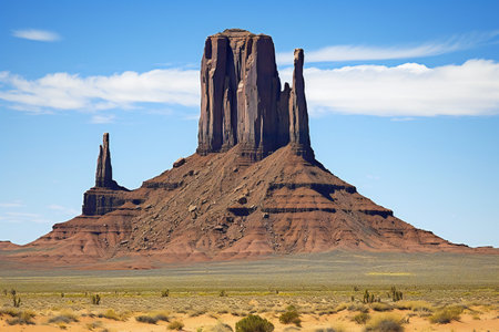 Monument Valley in Navajo Tribal Lands of Arizona and Utah United Statesの素材