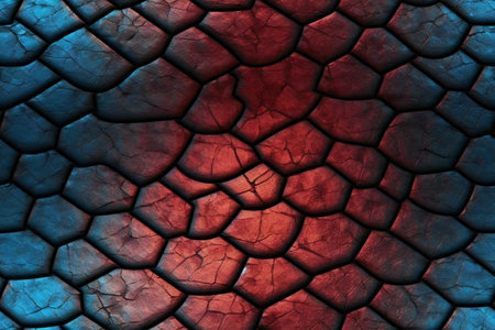 Cracks in the ground. Abstract background.の素材