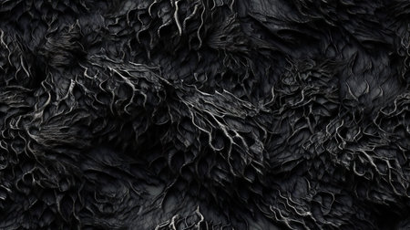 a black background texture with some folds in itの素材