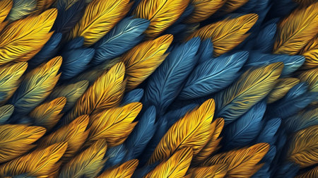 Colorful feathers background,の素材