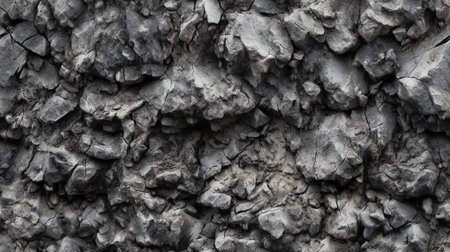 Background of black coal texture.の素材