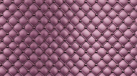 Purple leather texture background for interior or exterior design with diamond patternの素材