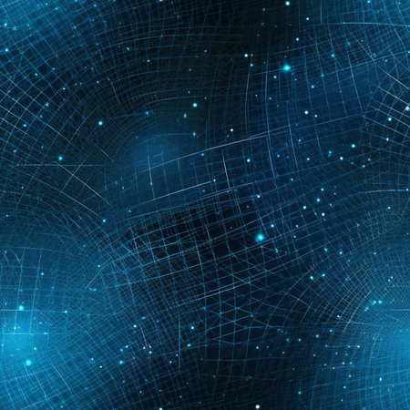 Abstract technology background with stars and space for your text.の素材