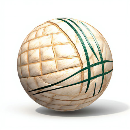Volleyball ball isolated on white background.の素材