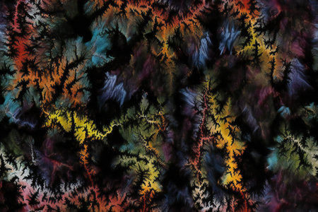 Abstract colorful background. Digital fractal art.の素材