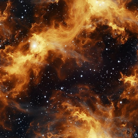 Abstract space background with stars and nebula. Elements of this image furnishedの素材