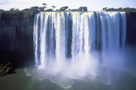 Victoria Falls, Zambezi River, Zambia and Zimbabwe, Africaの素材