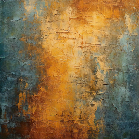 Abstract grunge textured background. With different color patterns: yellow (beige); brown; blueの素材