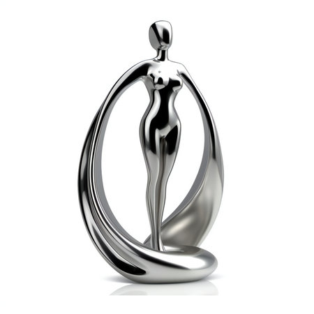 a human figure in the form of a ringの素材