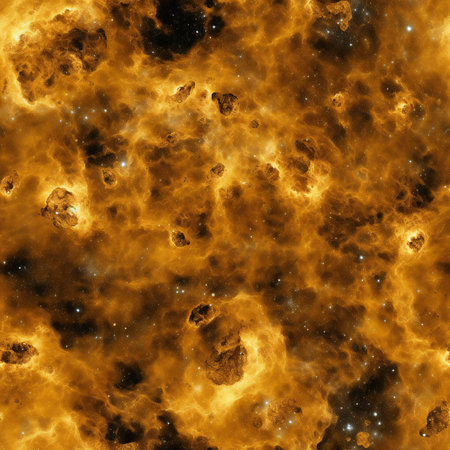 Star field in space a nebulae and a gas congestion.の素材