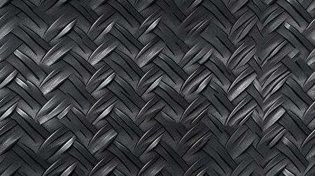 Close-up of black metal texture background.の素材