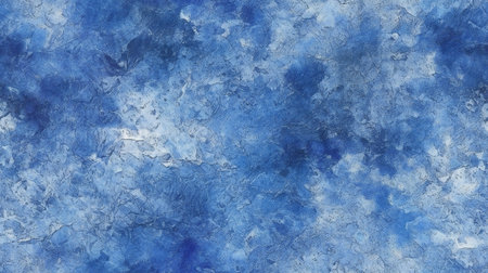 Blue grunge textured background. Abstract watercolor painted background.の素材