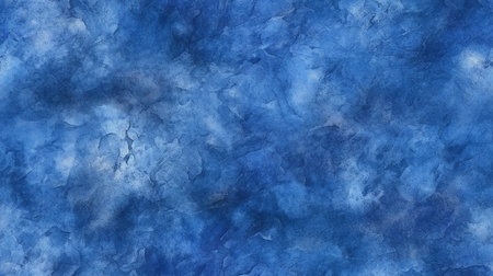 Abstract watercolor background. Hand-drawn illustration. Blue color.の素材